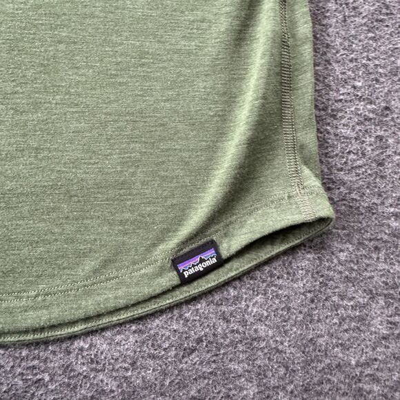 Patagonia Shirt Capilene Cool Trail Performance Athletic Tee Women’s Med Green - Picture 8 of 9